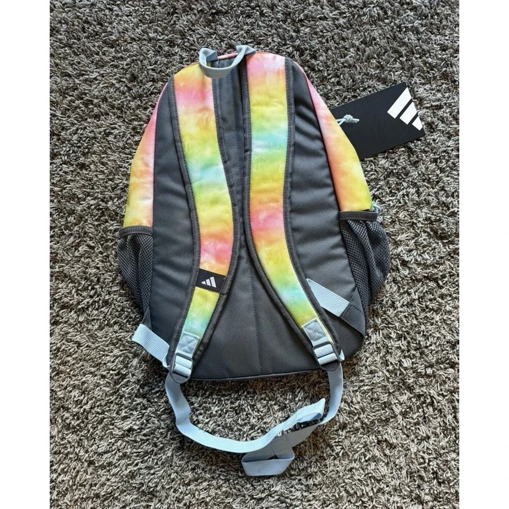 Adidas BTS Originator Backpack Stone Wash Rainbow Clear Sky Blue New